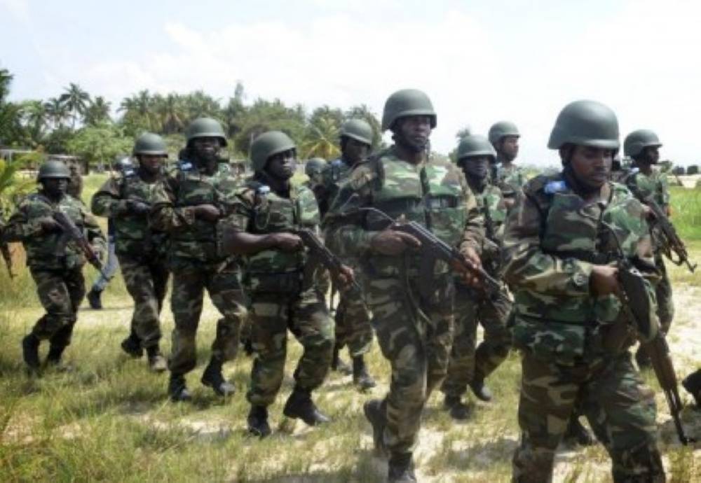 nigerian army in action