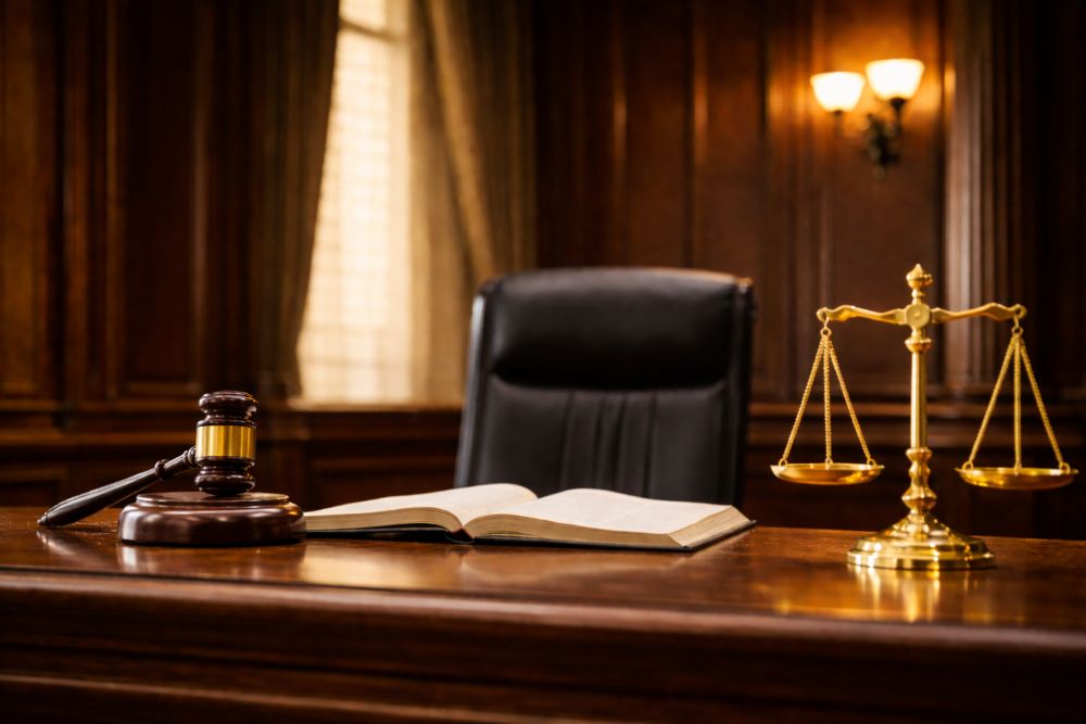 court gavel and scales of justice