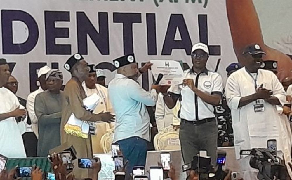 makinde apm presidential candidate