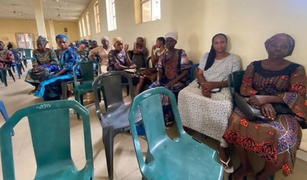 family of rescued pupils and teachers