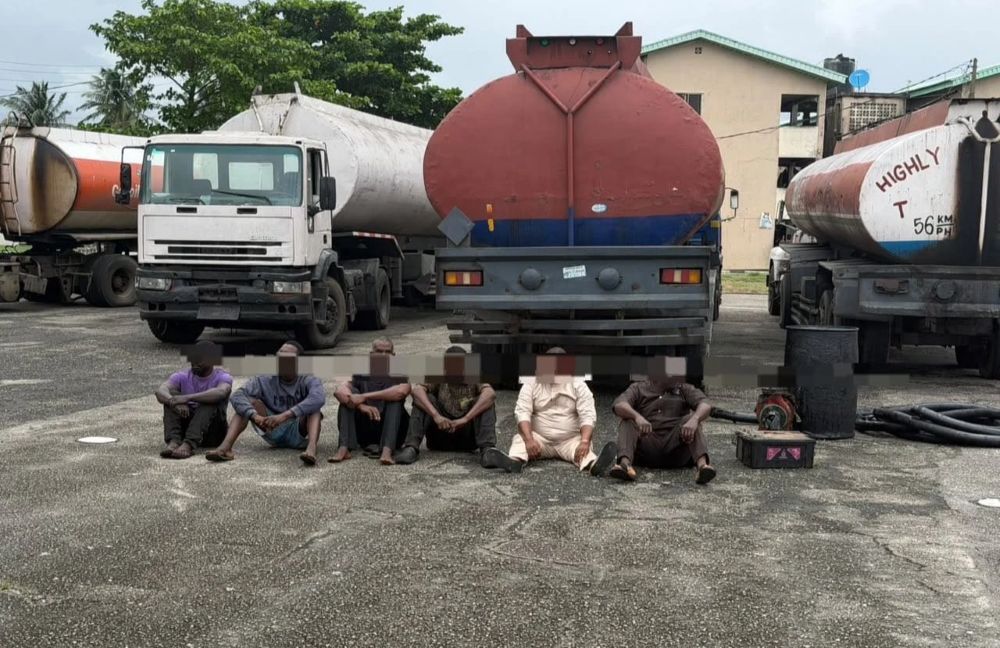 illegal oil bunkering suspects