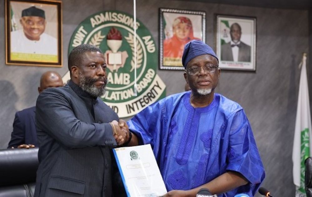 aina and oloyede jamb handover