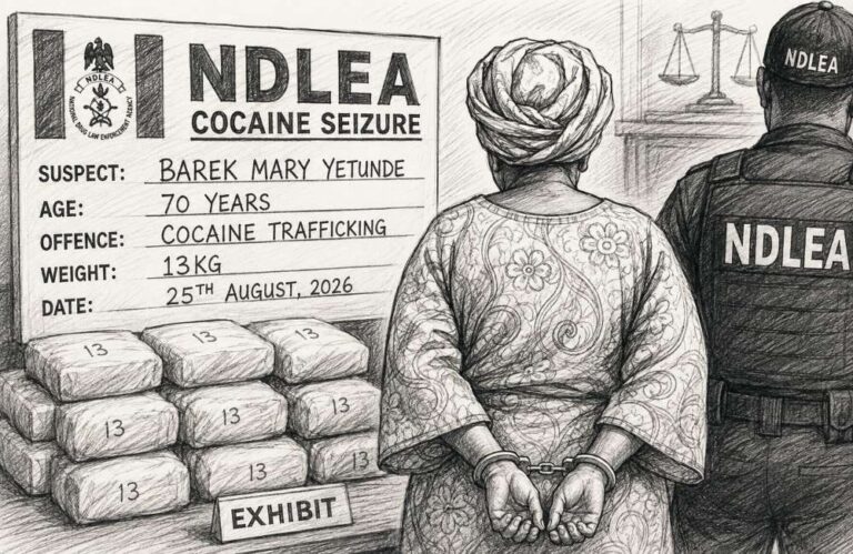 70 year old arraigned for cocaine