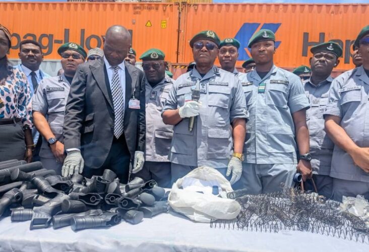 nigeria customs seize pump action