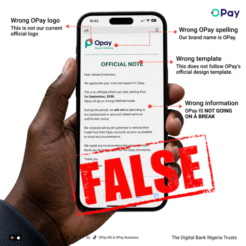 opay disclaimer