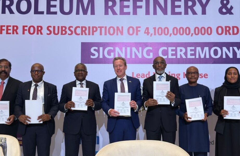 dangote ipo signing