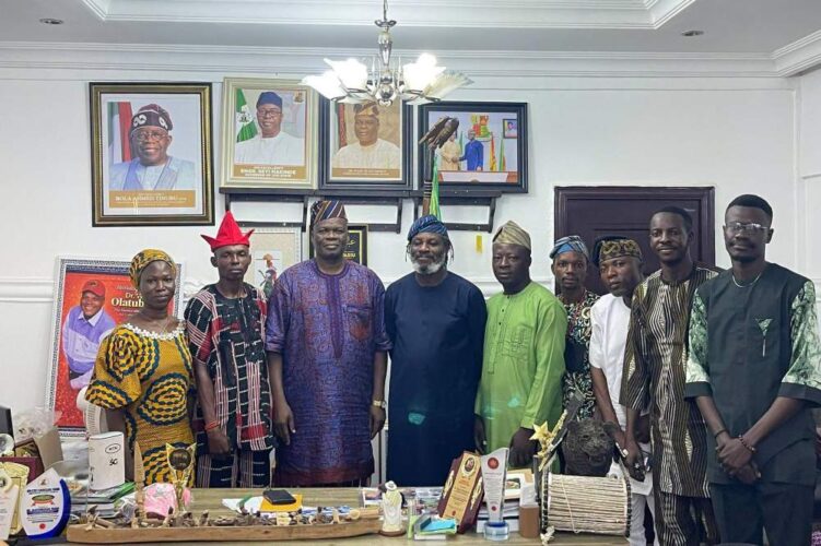 OYASI visit to Oyo Commissioner for Culture